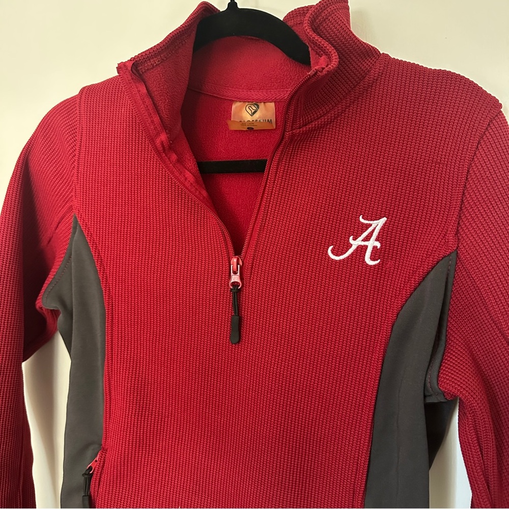 Colosseum Alabama Crimson Tide 1/4 Zip‎ Pullover Shirt Ladies Small  NCAA